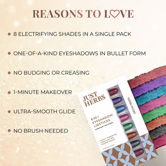 FIXED PRICE - Just Herbs 8 in 1 Eye Shadows - Picture 5 of 9